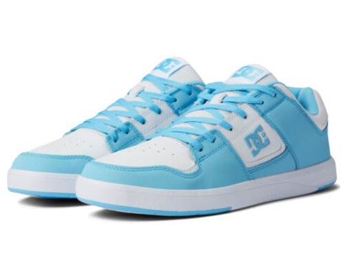 Incaltaminte barbati dc cure casual low top skate shoes sneakers whitecarolina blue 1