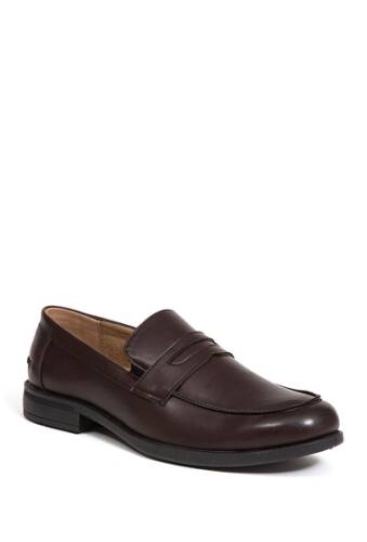 Incaltaminte barbati deer stags fund faux leather penny loafer - wide width available dark brown