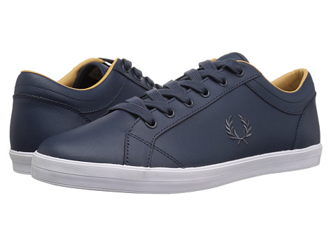 Incaltaminte barbati fred perry baseline leather dark airforcecharcoal