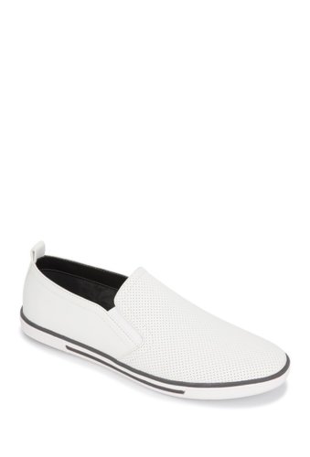 Incaltaminte barbati kenneth cole reaction crown perforated slip-on sneaker white
