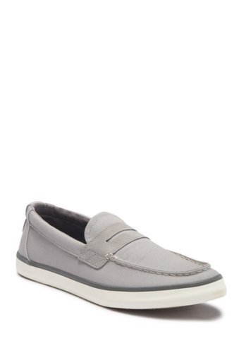 Incaltaminte barbati sperry top-sider mainsail canvas penny loafer grey