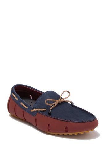 Incaltaminte barbati swims suede braided laced lux loafer red
