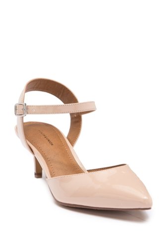 Incaltaminte femei 14th union kitty pointed toe pump nude faux patent