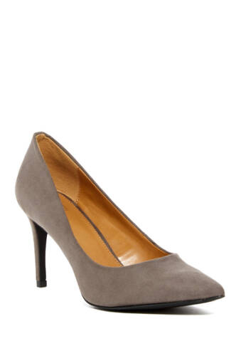 Incaltaminte femei 14th union maty pointed toe pump - wide width available charcoal faux suede