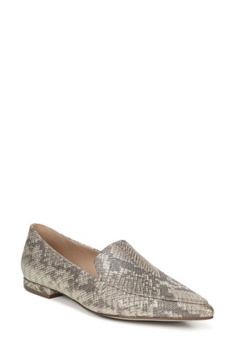 Incaltaminte femei 27 edit hannah snakeskin printed pointed toe loafer - multiple widths available gold snake leather