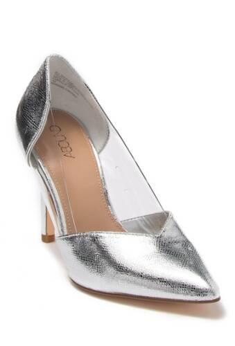 Incaltaminte femei Abound alana pointed toe pump silver faux leather