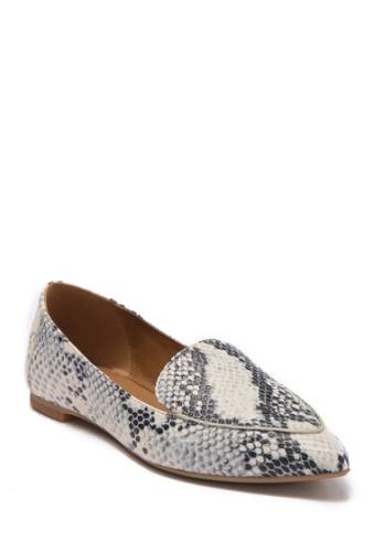 Incaltaminte femei Abound kali pointed toe flat - wide width available ivory grey snake faux lea