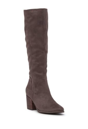 Incaltaminte femei abound louise tall boot grey faux suede