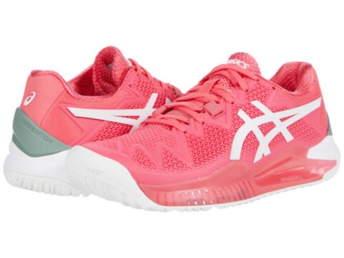 Incaltaminte femei asics gel-resolution 8 tennis shoe pink cameowhite