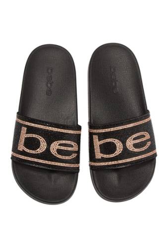 Incaltaminte femei bebe embellished slide sandal blk sudett