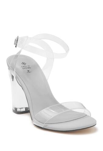 Incaltaminte femei call it spring carlyy clear ankle strap sandal clear clear tpu synt