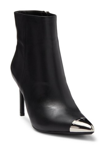 Incaltaminte femei calvin klein ravie leather ankle boot black