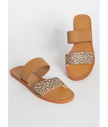 Incaltaminte femei cheapchic animal lover leopard slide sandals cheetah
