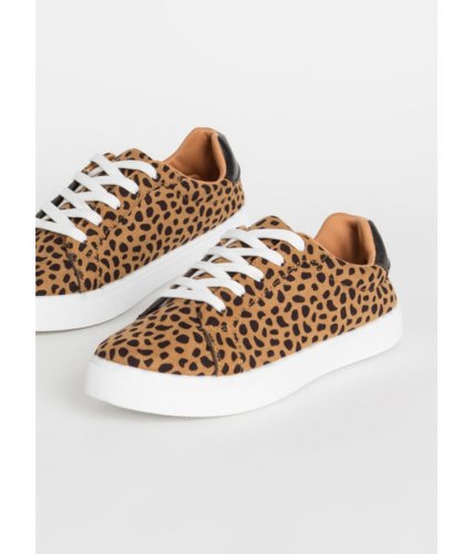 Incaltaminte femei cheapchic classic silhouette cheetah sneakers cheetah