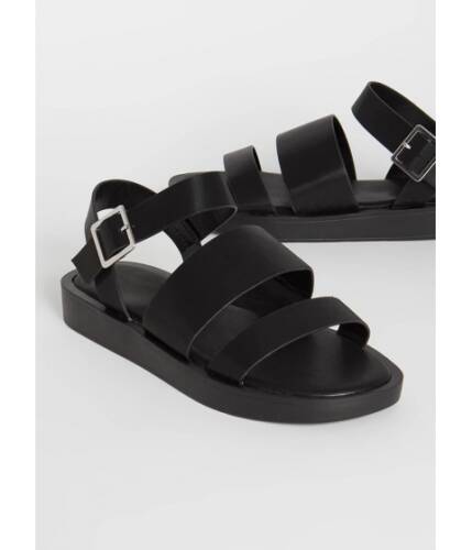 Cheap&chic Incaltaminte femei cheapchic strappy sidekick faux leather sandals black