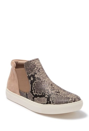Incaltaminte femei coconuts by matisse spencer snake-embossed mid sneaker natural synthetic