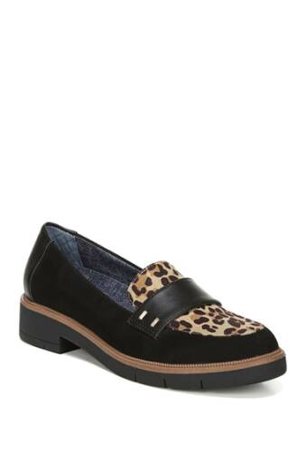 Incaltaminte femei dr scholl\'s grow up loafer tan black leopard