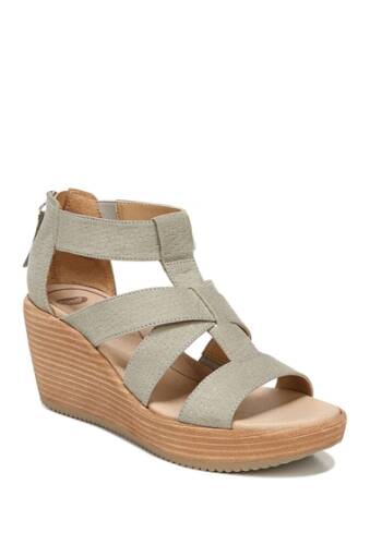 Incaltaminte femei dr scholl\'s later wedge sandal sage green