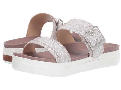 Incaltaminte femei dr scholl\'s styles - original collection white hydrangea pink cracked leather