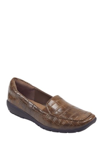 Incaltaminte femei easy spirit abriana croc embossed faux leather loafer - wide width available dbr01