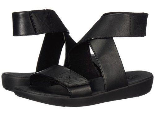 Incaltaminte femei fitflop carin back-strap sandal all black