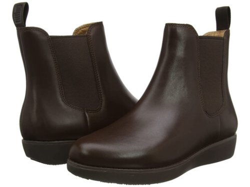 Incaltaminte femei fitflop sumi leather chelsea boots chocolate brown