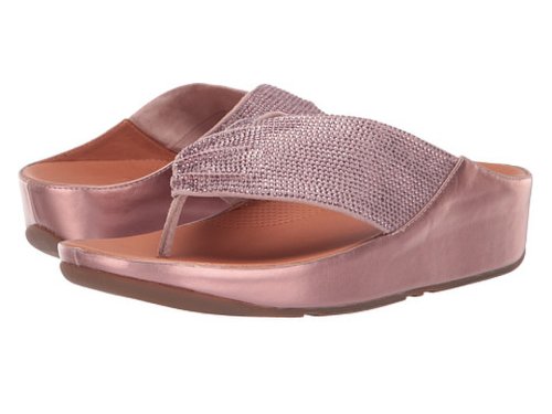 Incaltaminte femei fitflop twiss crystal oyster pink
