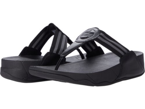Incaltaminte femei fitflop walkstar toe-post sandals all black