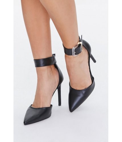 Incaltaminte femei forever21 pointed toe stiletto pumps (wide) black