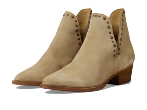 Incaltaminte femei free people studded charm double v boot camel suede