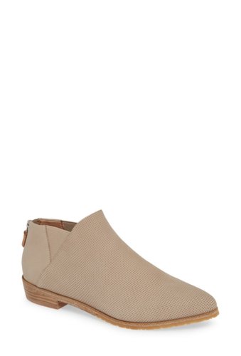 Incaltaminte femei gentle souls by kenneth cole neptune perforated leather chelsea bootie mushroom