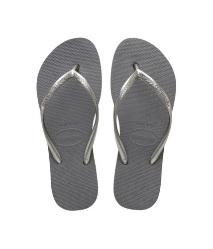 Incaltaminte femei havaianas slim flatform flip-flop sandal steel grey