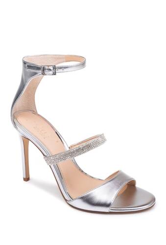 Incaltaminte femei jewel badgley mischka rihanna ii embellished stiletto sandal silver met