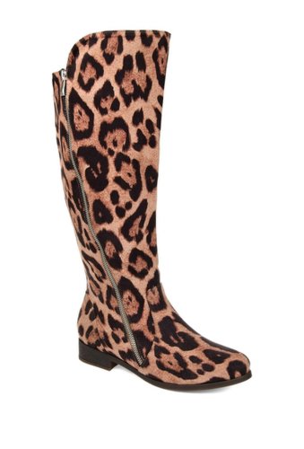 Incaltaminte femei journee collection kerin extra wide calf boot leopard