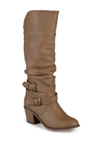 Incaltaminte femei journee collection late buckle tall boot taupe