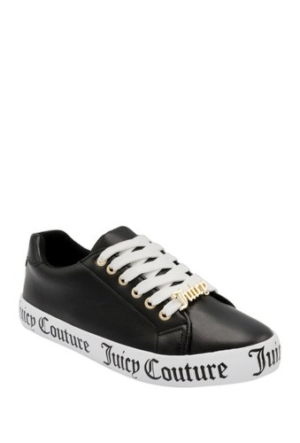 Incaltaminte femei juicy couture chatter logo sneaker black smooth