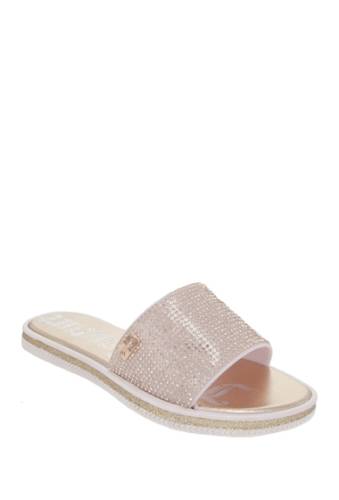Incaltaminte femei juicy couture yippy slide sandal rose beads