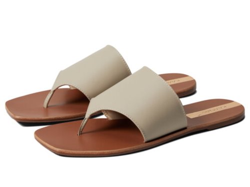 Incaltaminte femei kaanas maria minimalist all over leather thong sandal off-white