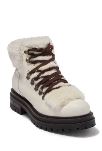 Incaltaminte femei Kg By Kurt Geiger regent faux fur trim lace boot white