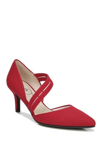 Incaltaminte femei lifestride samantha pointed toe pump - wide width available fire red