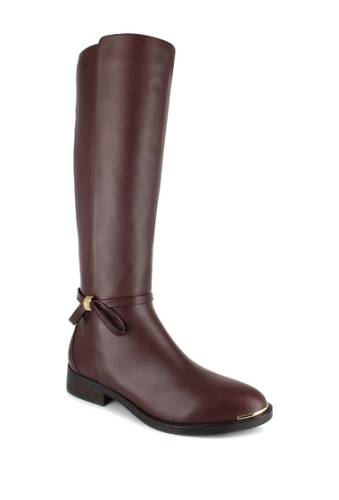 Incaltaminte femei nanette nanette lepore margaux knee high leather boot chocolate