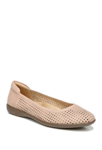 Incaltaminte femei naturalizer flexy 4 perforated flat - wide width available nude suede