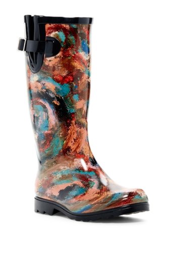 Incaltaminte femei nomad footwear puddles iii waterproof rain boot roulettes