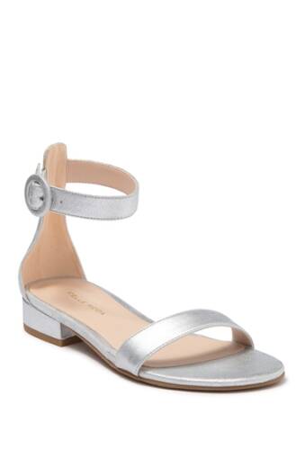 Incaltaminte femei pelle moda newport ankle strap sandal silver