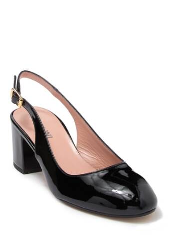 Incaltaminte femei pollini footwear patent leather slingback pump nero