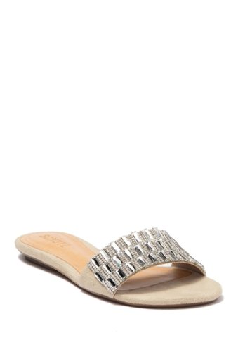 Incaltaminte femei schutz vida embellished slide sandal oyster