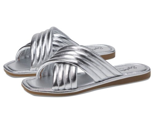 Incaltaminte femei seychelles word for word silver metallic leather