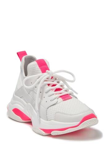 Incaltaminte femei steve madden arelle exaggerated sole sneaker pink neon