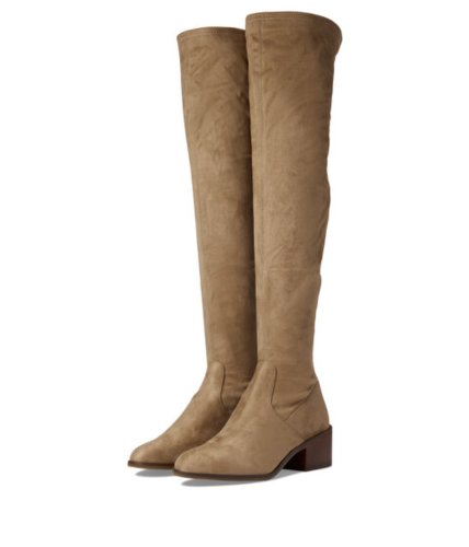 Incaltaminte femei steve madden georgette over the knee boot taupe