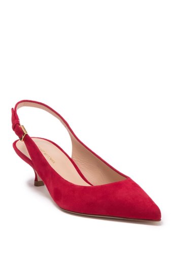 Incaltaminte femei stuart weitzman poco suede sling sandal red red